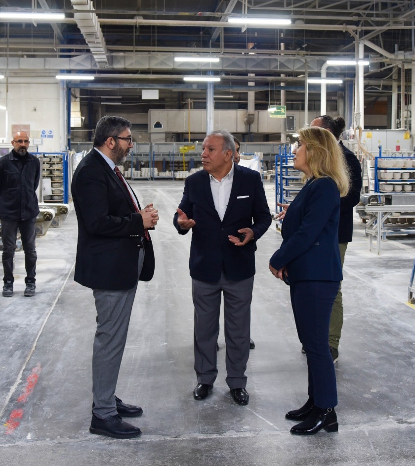 Rektörümüz Kaplancıklı Porland Firmasını Ziyaret Etti