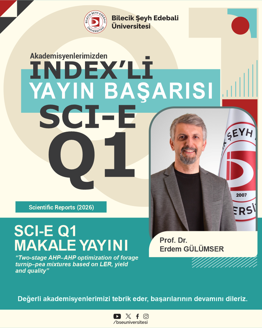 Ziraat ve Doğa Bilimleri Fakültesi Öğretim Üyesi