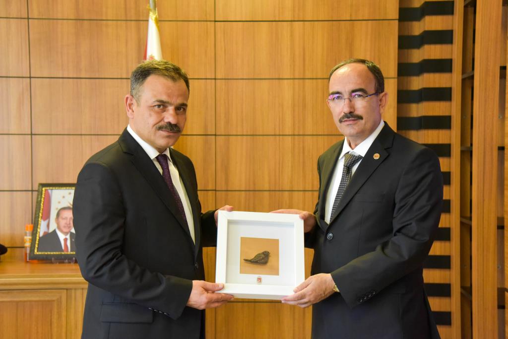 Rektörümüz Beydemir İl Emniyet Müdürü Kalaycı’yı Ziyaret Etti