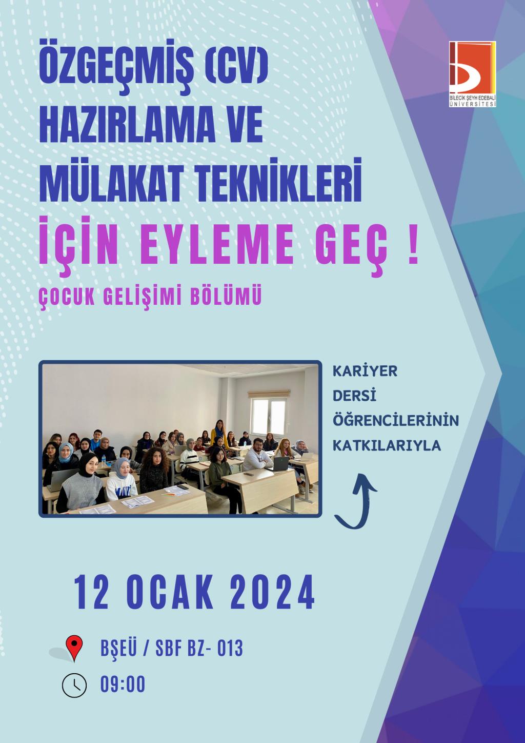 Özgeçmiş (CV) Hazırlama ve Mülakat Teknikleri İçin Eyleme Geç!