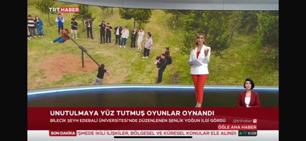 Geleneksel Oyunlar Şenliğimiz TRT Haber’de Yer Aldı!