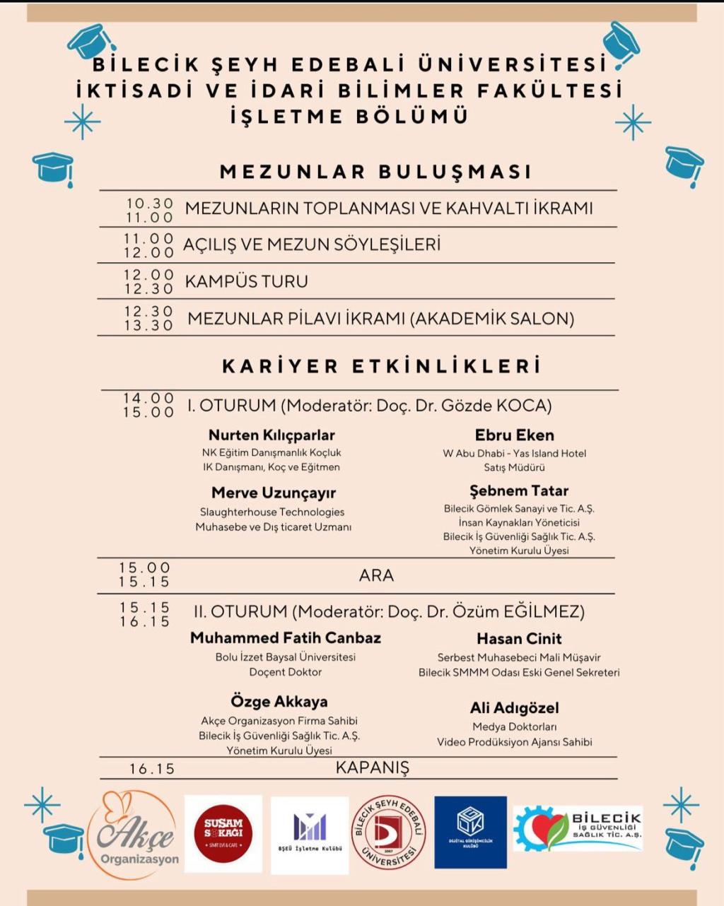 “Mezunlar Buluşması ve Kariyer Etkinliği” Program İçeriği