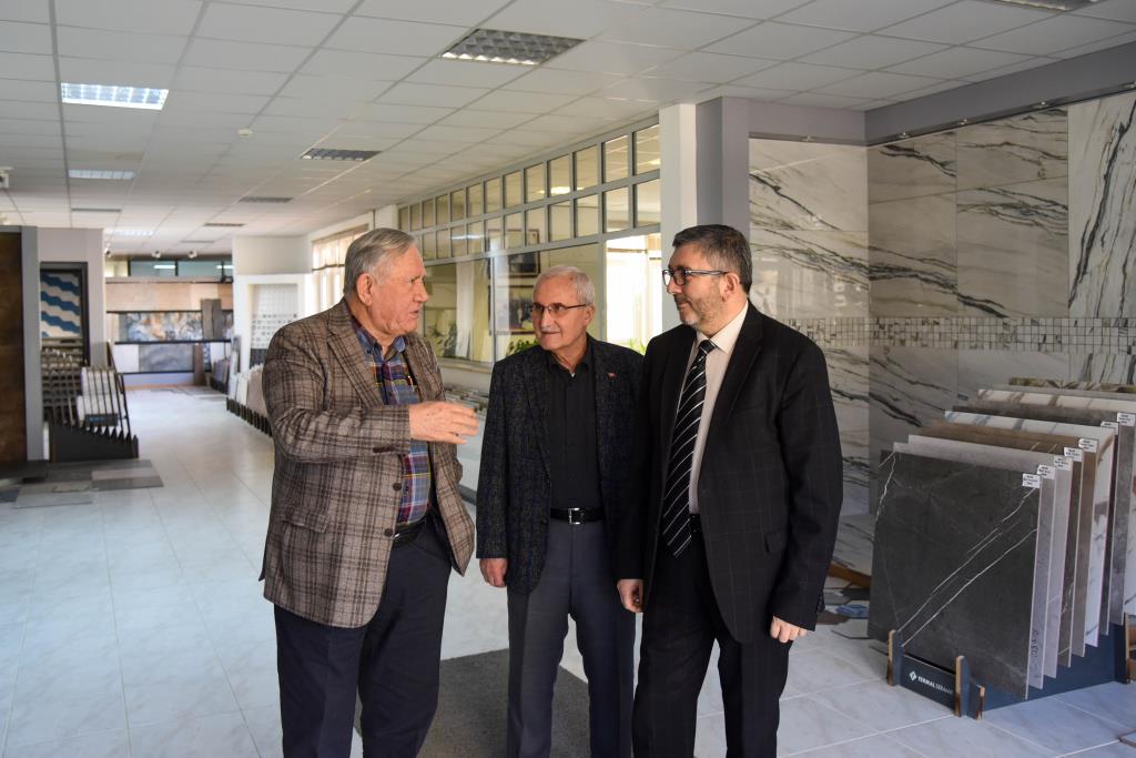Rektörümüz Prof. Dr. Kaplancıklı’dan Termal  Seramik San. ve Tic. A.Ş. Ziyareti 