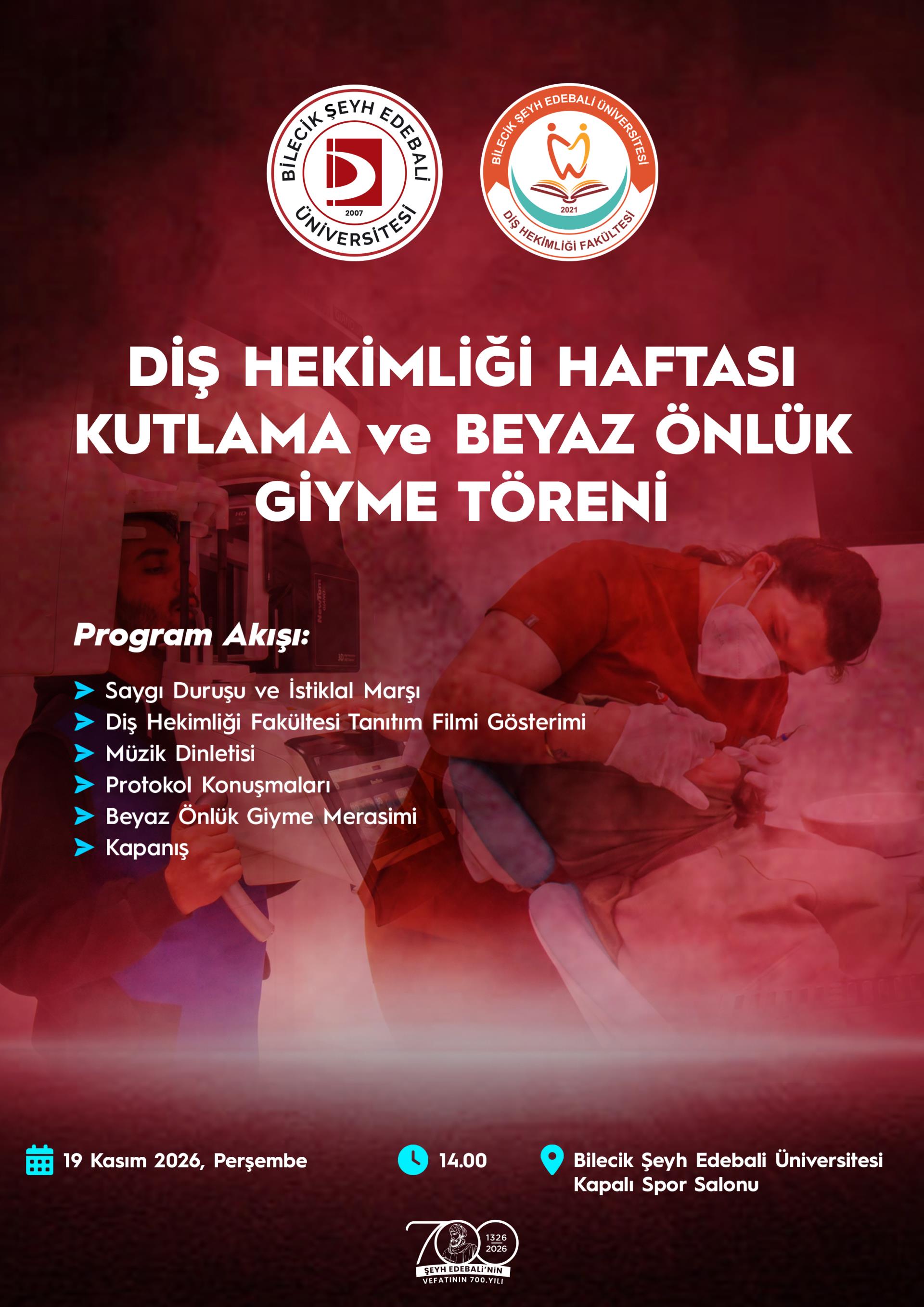 Diş Hekimliği Haftası Kutlama ve Beyaz Önlük Giyme Töreni