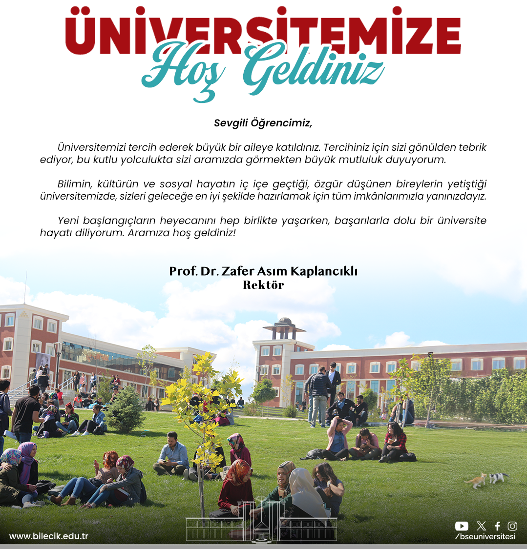 Üniversitemize Hoş Geldiniz! poster