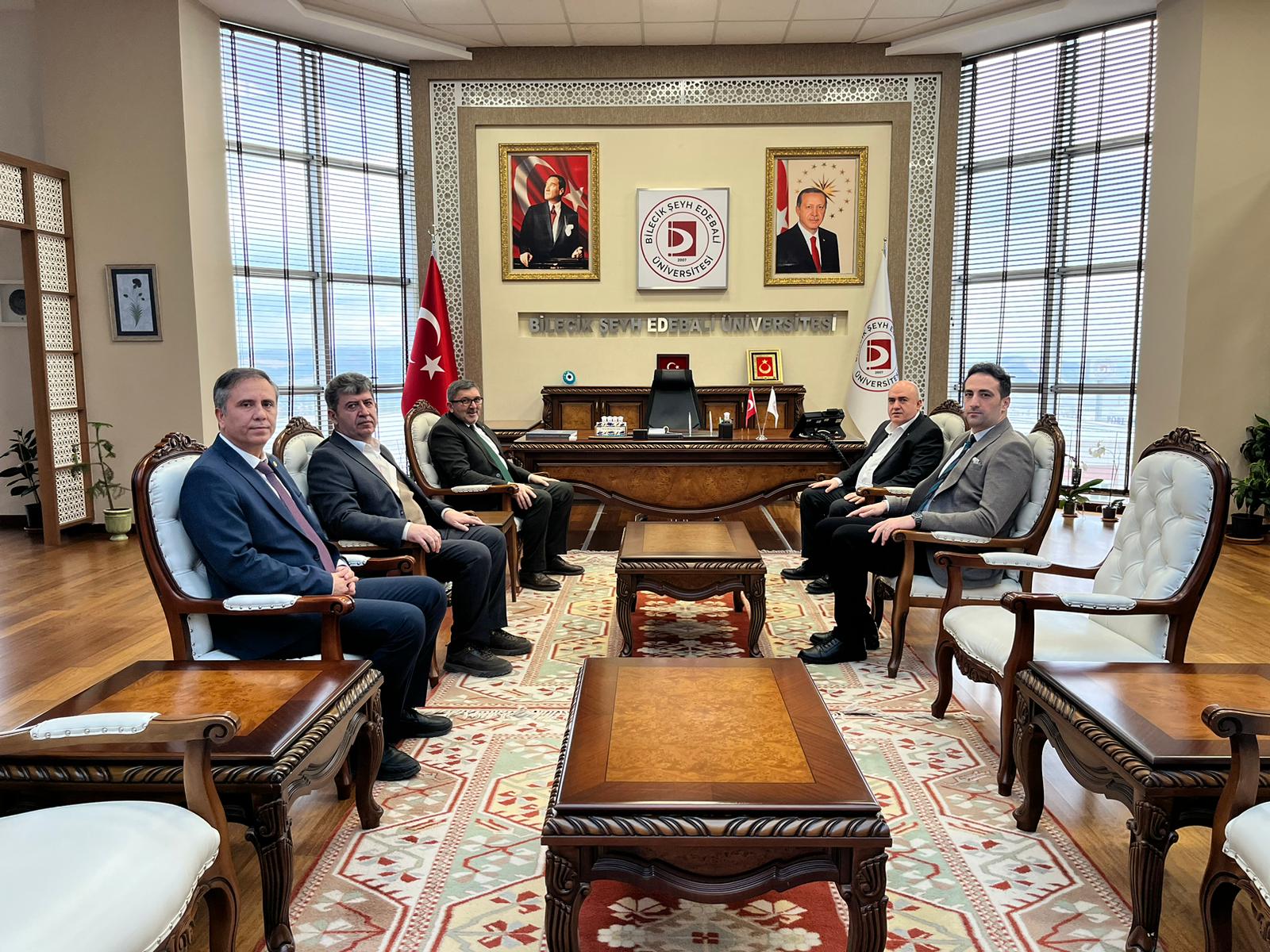 Basın İlan Kurumu Bursa Bölge Müdürü Gökhan Eren’den Rektörümüz Prof. Dr. Zafer Asım Kaplancıklı’ya Ziyaret