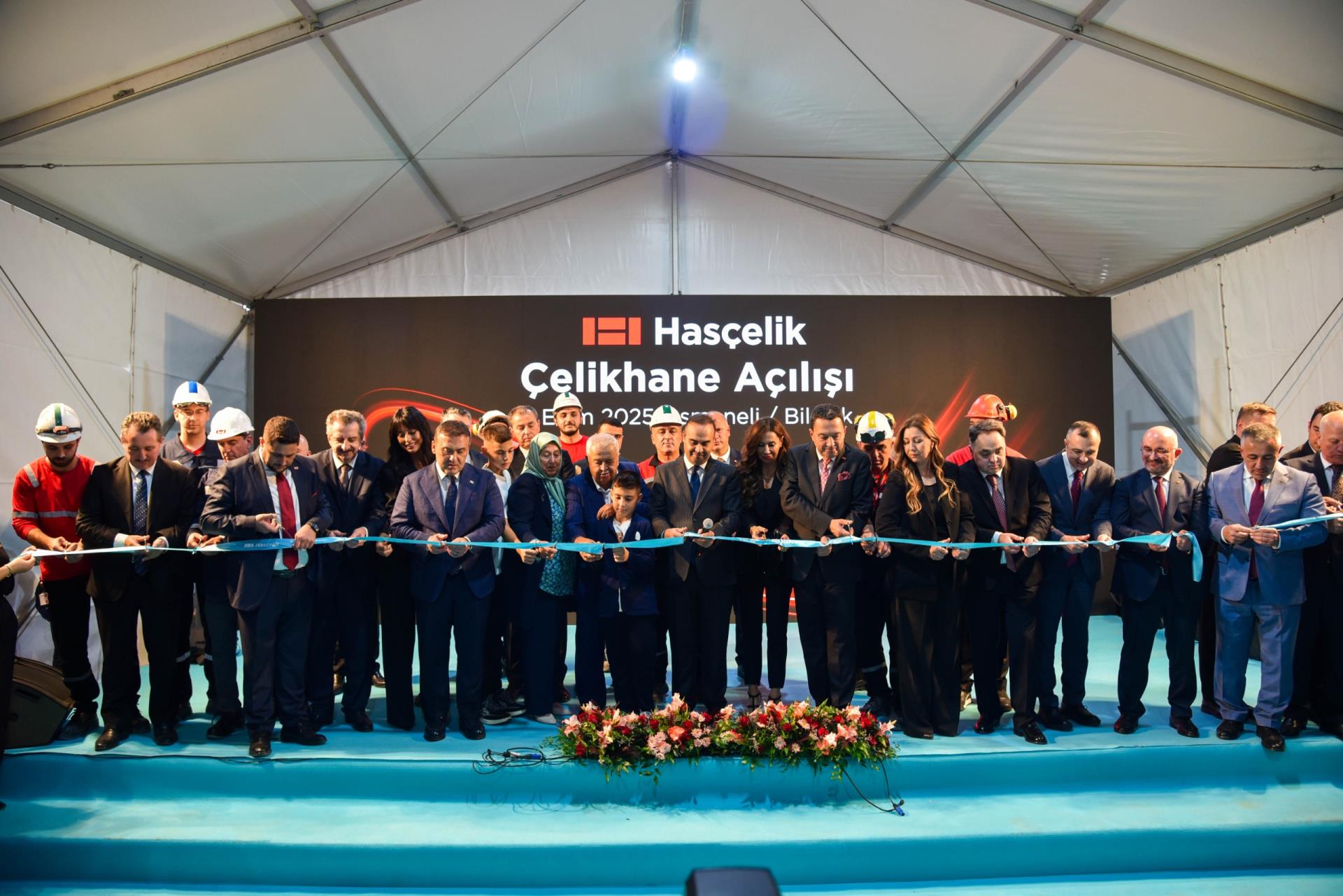Hasçelik Osmaneli Çelikhane Tesisi Açıldı