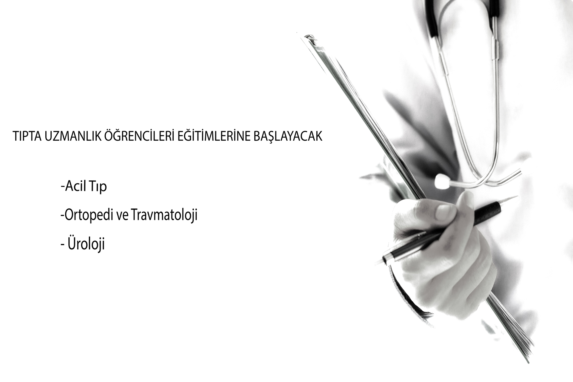 Tıpta Uzmanlık Öğrencileri Eğitimlerine Başlayacak