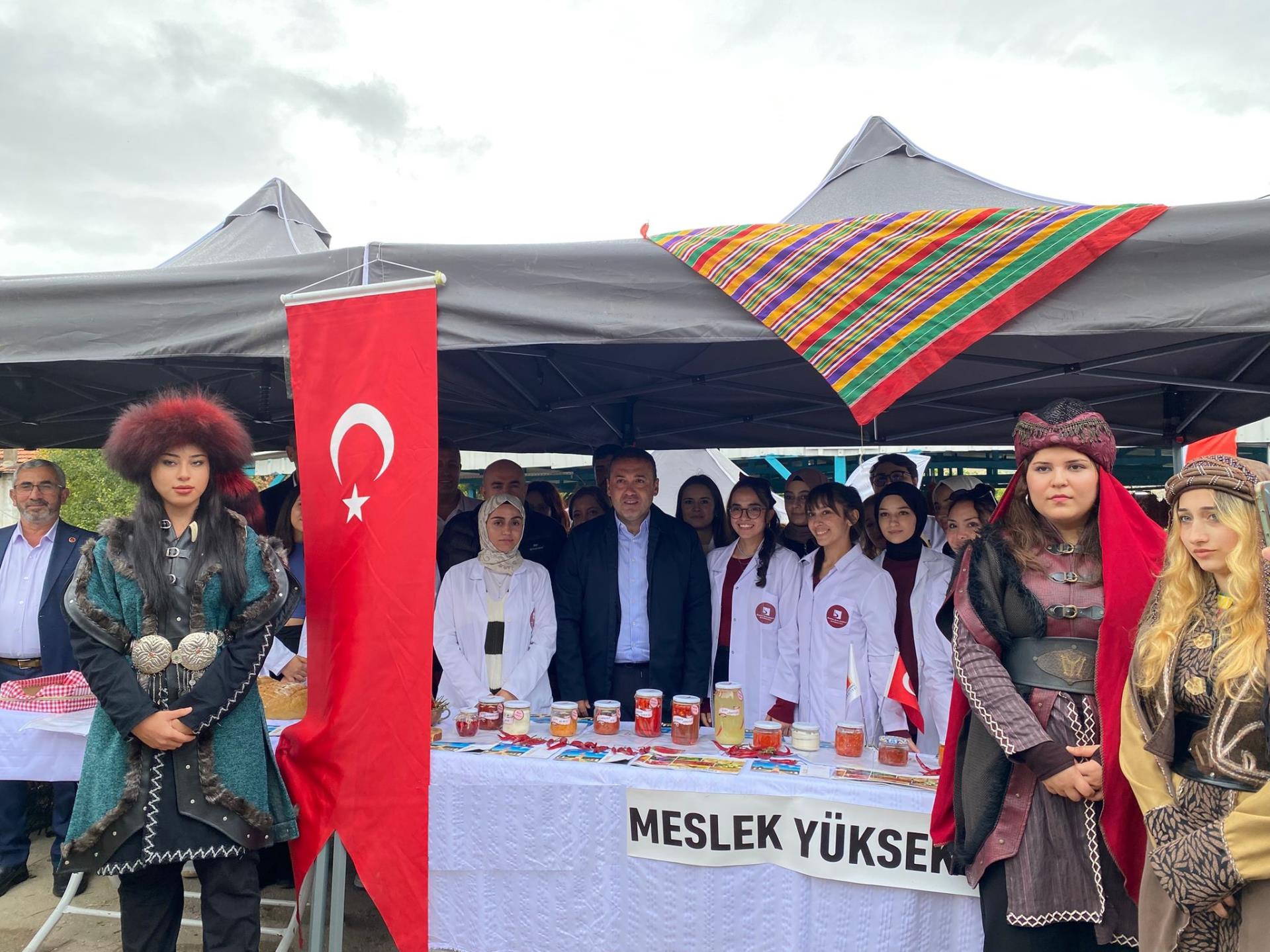 Meslek Yüksekokulumuz Çukurören Biberi Festivalinde Yerini Aldı