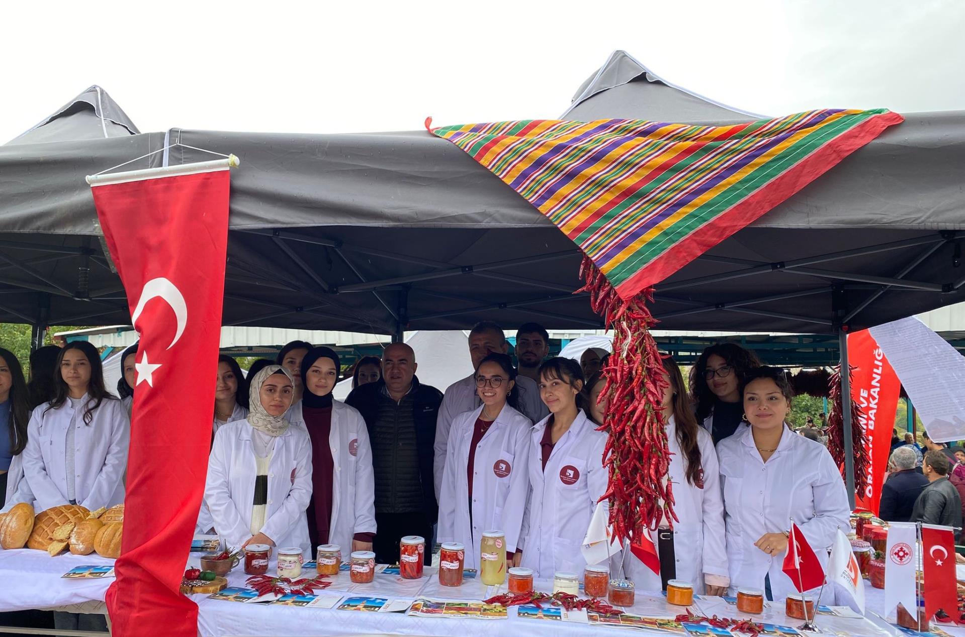 Our Vocational School Participates in the Çukurören Pepper Festival