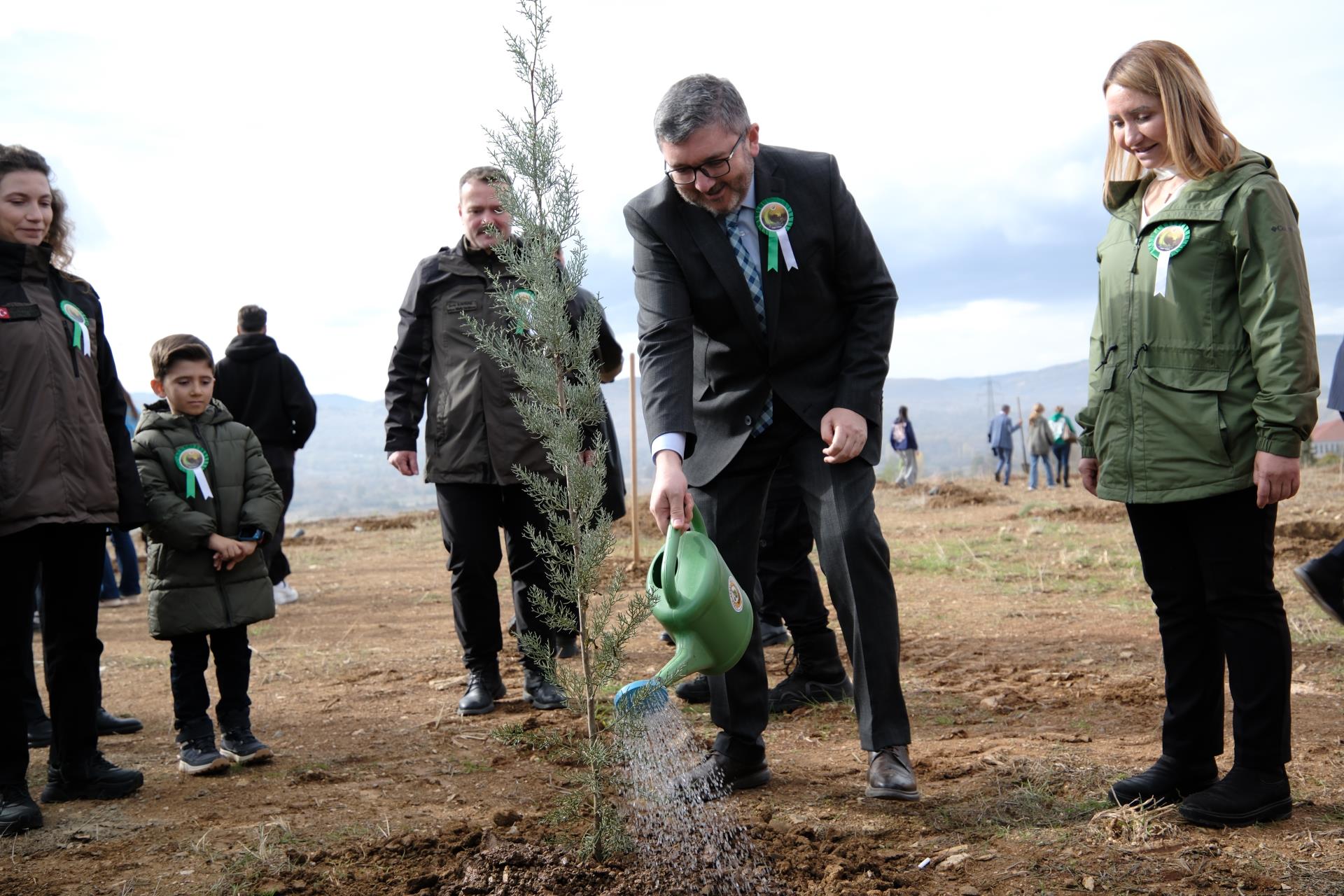 Pazaryeri Meslek Yüksekokulumuzda Ağaç Dikme Etkinliği Gerçekleştirildi