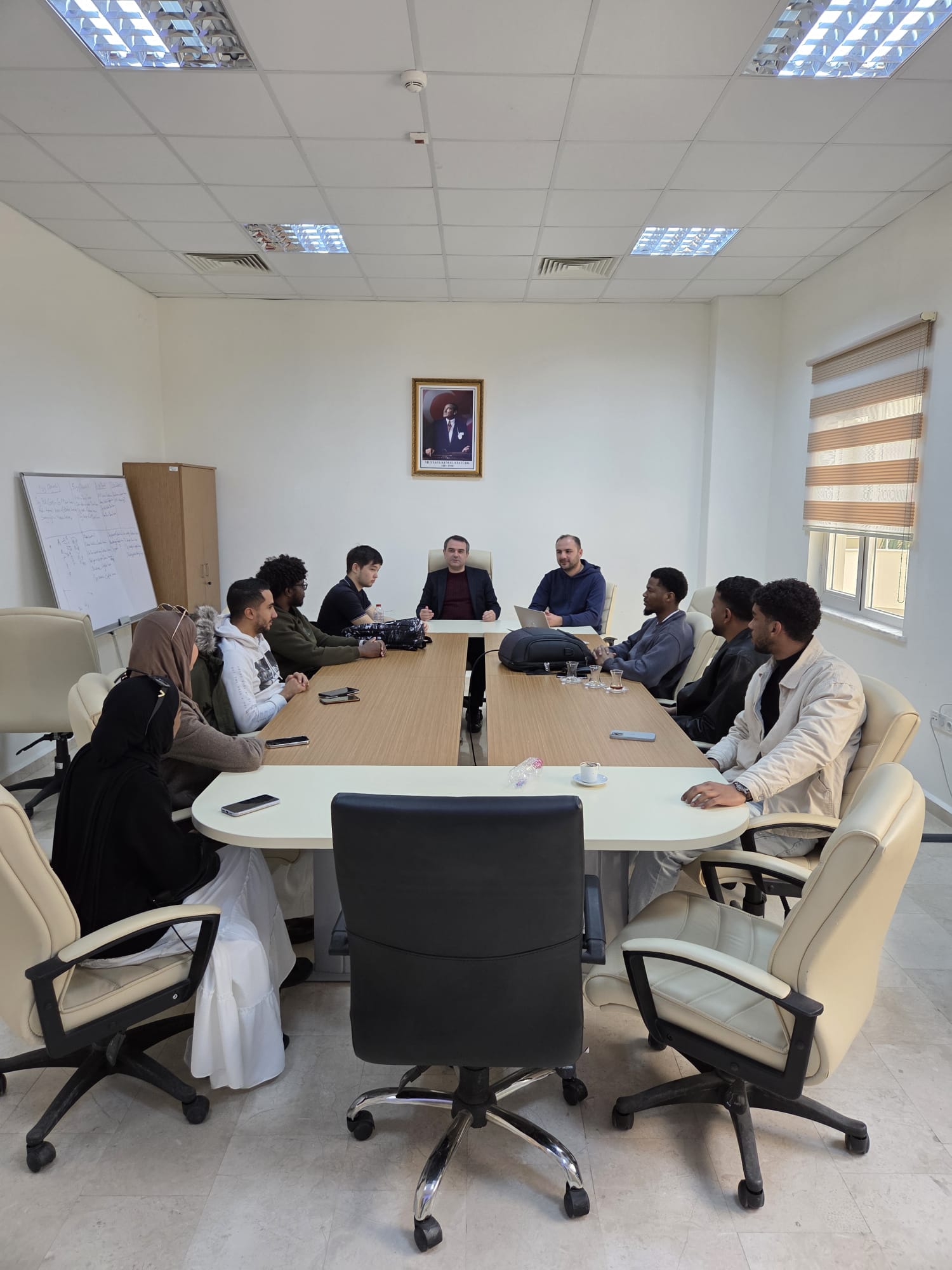 Bölümümüzdeki Uluslararası Öğrencilerimizin İlk Toplantısı Gerçekleştirildi.