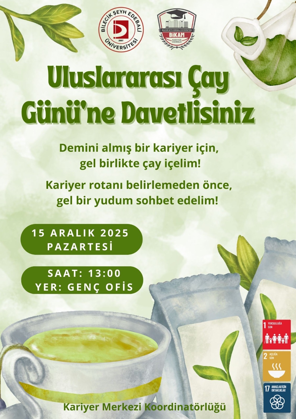 Uluslararası Çay Gününe Davetlisiniz!