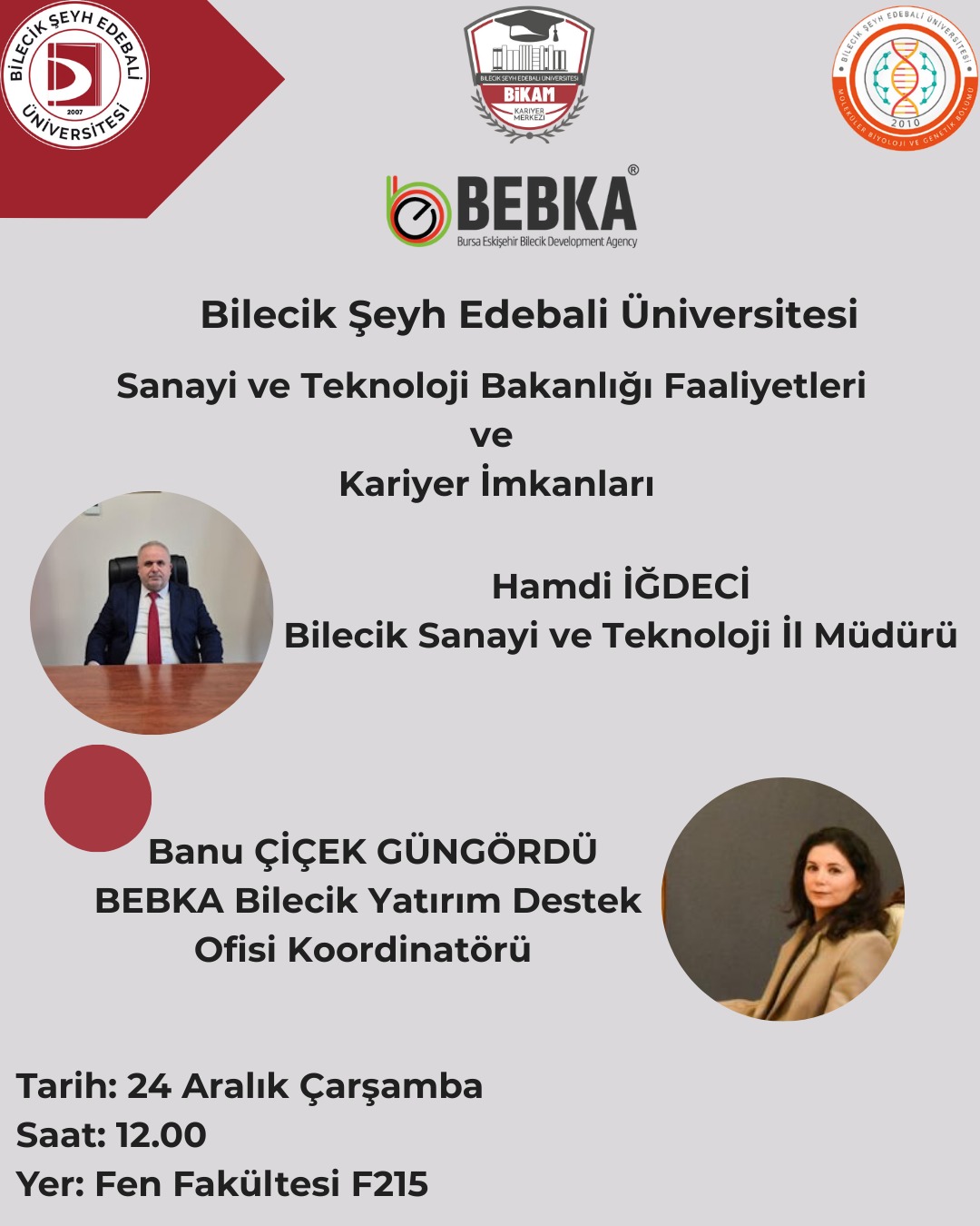 Sanayi ve Teknoloji Bakanlığı Faaliyetleri ve Kariyer Olanakları Söyleşisi