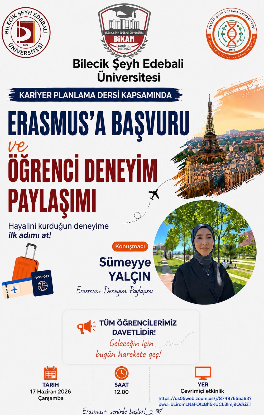 Kariyer Planlama Dersi Kapsamında: Erasmus+ Deneyim Paylaşımı