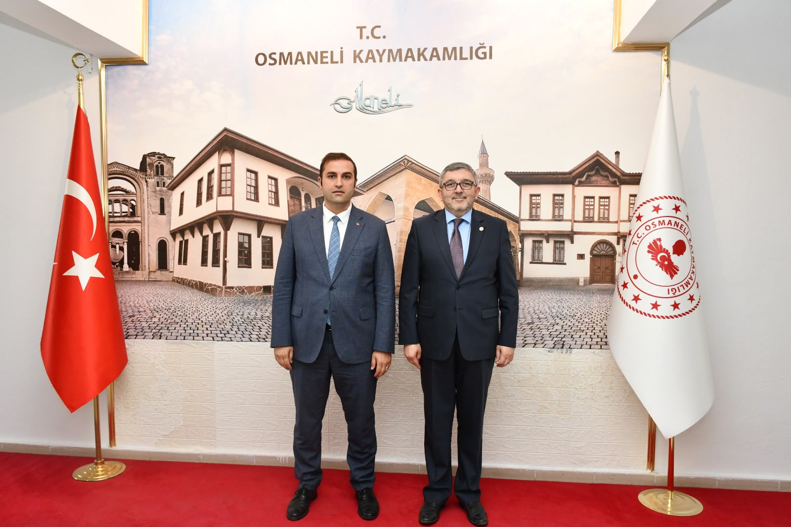 Rektörümüz Prof. Dr. Zafer Asım Kaplancıklı'dan Osmaneli Kaymakamına Ziyaret